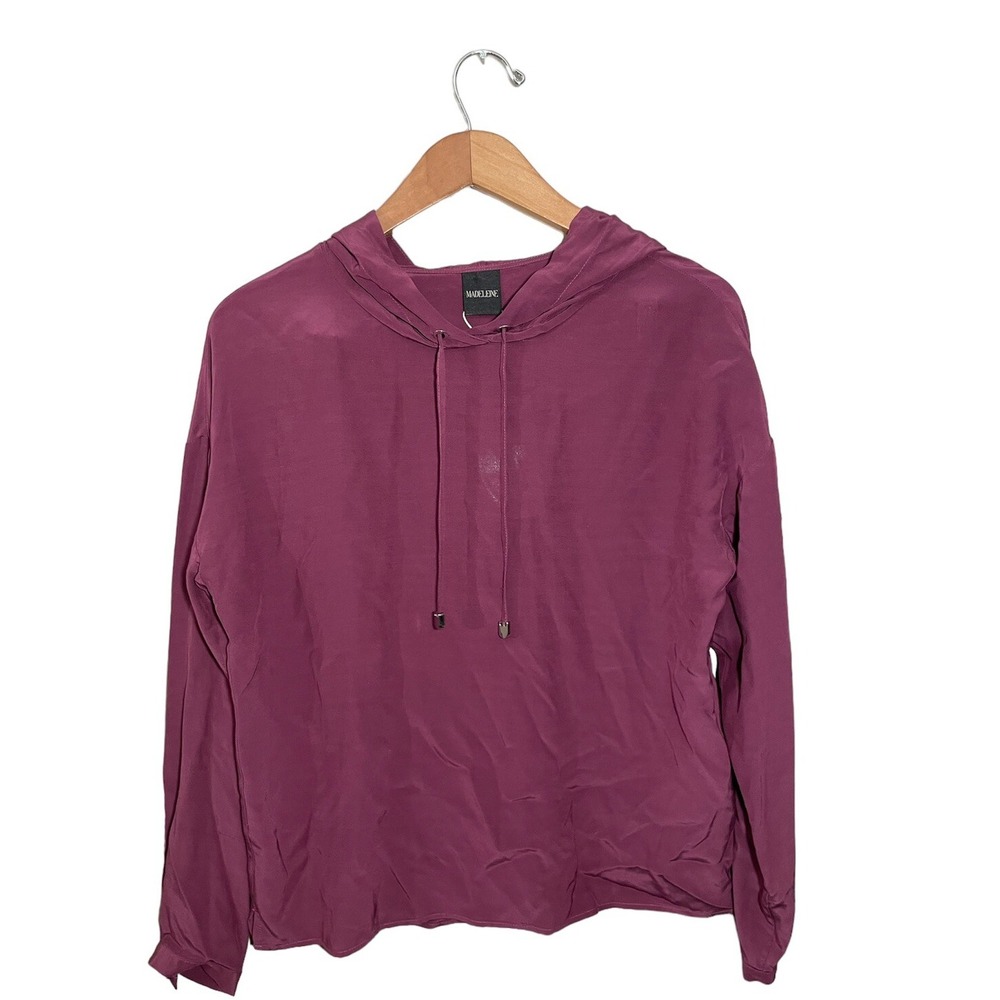 NEW Madeleine Hoodie Top‎ Women's US 6 GB 10 Long Sleeve 676856 NWT